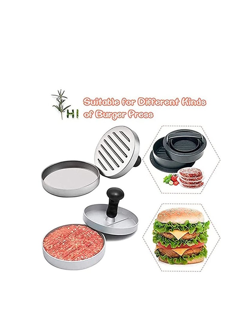 200pcs Burger Patty Paper Rounds for 4/4.5 Inch Burger Press Baking Parchment Round Hamburger Patty Paper Sheet for Separating Burger Patty Cookies and More - Image 3