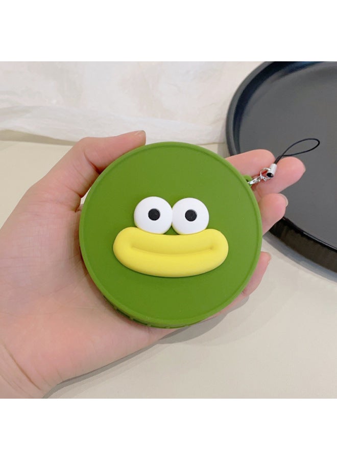 Suitable For Fuji Polaroid Instax Mini 99 Special Polaroid Silicone Lens Cover Cartoon With Anti-Lost Rope-Color:Green Lid-yellow Sausage Mouth  - Image 1