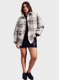 اتش اند ام Checked Button Jacket