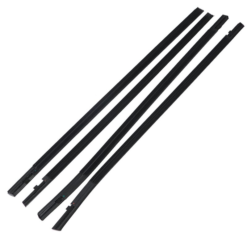 munirater Window Weatherstrip 4PCS Molding Trim Seal Belt Replacement for Honda Civic Sedan 2016-2022 - Image 5