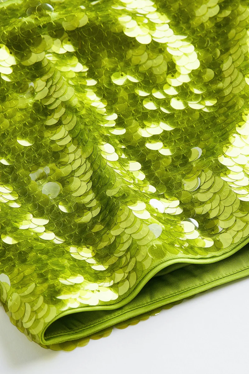 H&M Sequined mini skirt