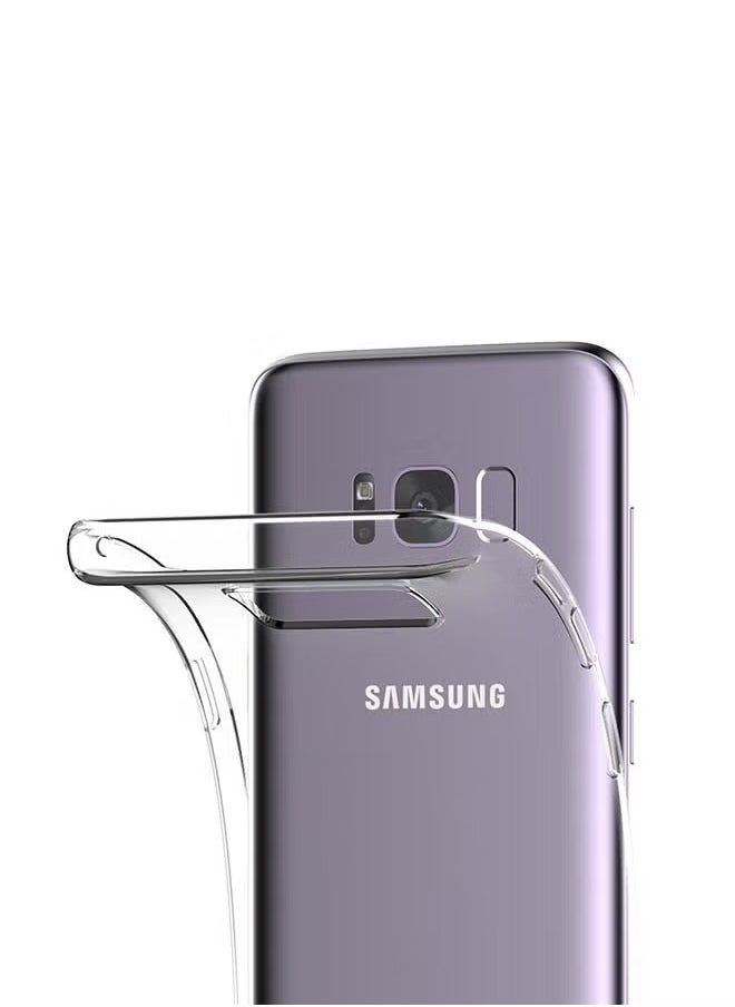 A ZONE Samsung Galaxy S8 Plus Clear Case Soft Flexible Silicone TPU Shockproof Transparent Rubber Back Cover Compatible for Samsung Galaxy S8 Plus  - Image 3
