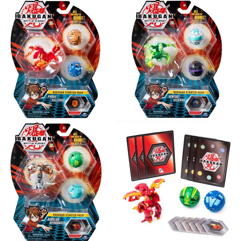 BAKUGAN BAKUGAN Starter Pack Set Assortment (Styles May Vary - One Supplied)  - Image 1