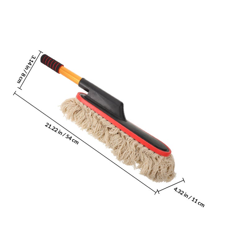 فرشاة تنظيف سيارات قابلة للسحب للمناطق التي يصعب الوصول إليها، متينة ولطيفة على الطلاء - Image 2