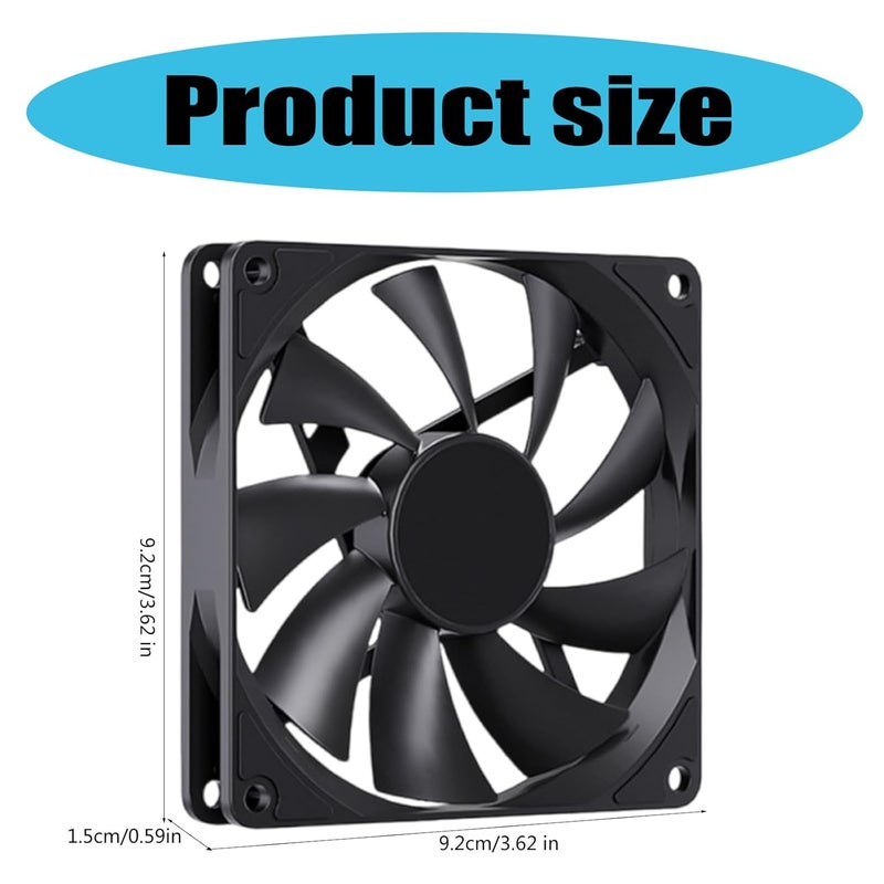 9015 Chassis Fan Bearing Brushless Cooling Replacment Small Electronic Equipment Cooling Heat Dissipation Computer Accessory - Image 4