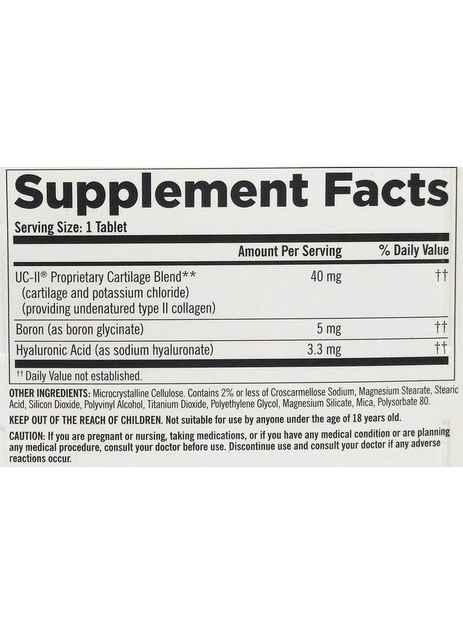 Kirkland Signature Kirkland Triple Action Joint Health Type Ii Collagen Boron And Ha 110 Count  - Image 4