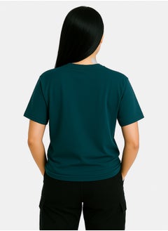 Street 15 UNISEX BASIC OVERSIZED DEEP TEAL T-SHIRT  - Image 4