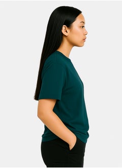 Street 15 UNISEX BASIC OVERSIZED DEEP TEAL T-SHIRT  - Image 3