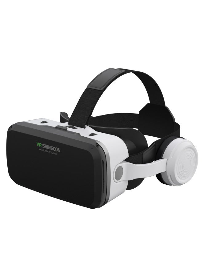 Vrshinecon Vr Glasses Phantom 6th Gen G04e Earphone Version Mobile 3d Virtual Reality Helmet Large Screen 7-Color:G04EB Enlarge Edition - Image 1