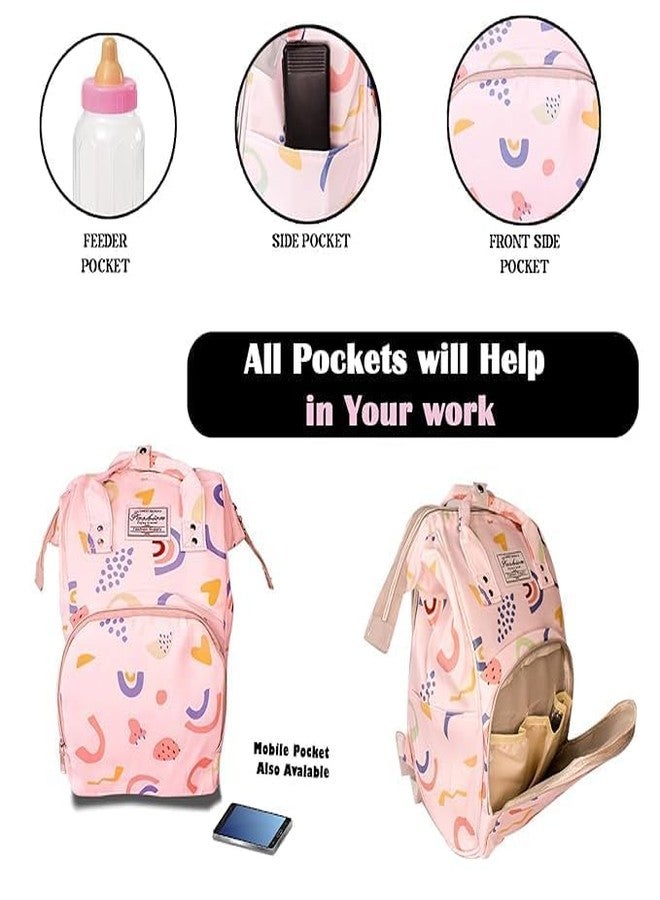 Fully Diaper Backpack for Mothers Baby Bag for Travel with Multi Compartments Hospital Bag for Mothers Maternity Backpack Pack of 1 (M2) - Image 4