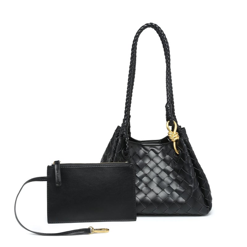 Straw Woven Bag Single Shoulder Parachute Bag 2025 Fashion Versatile Crossbody Bag Retro Tote Bag Cross Handmade Woven Bag - Image 2