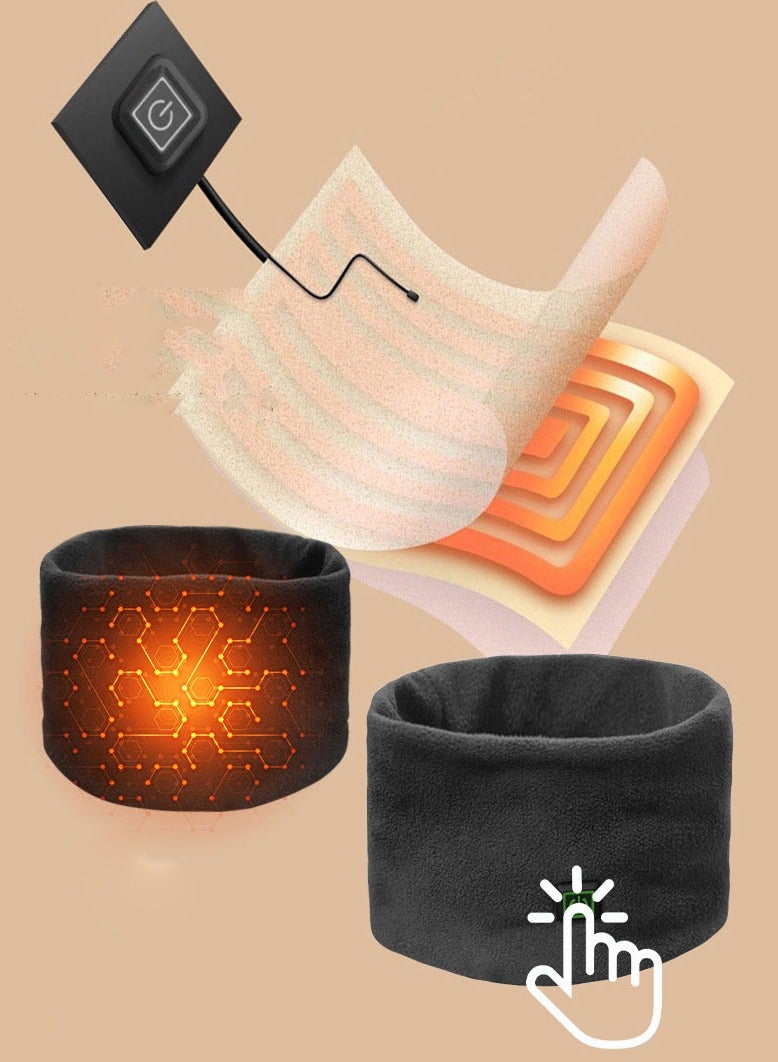 general USB Electric Neck Heating Pad Heated Neck Wrap Hot Therapy Neck Brace 3 Levels Adjustable Temperature for Neck Pain Relief - Image 2