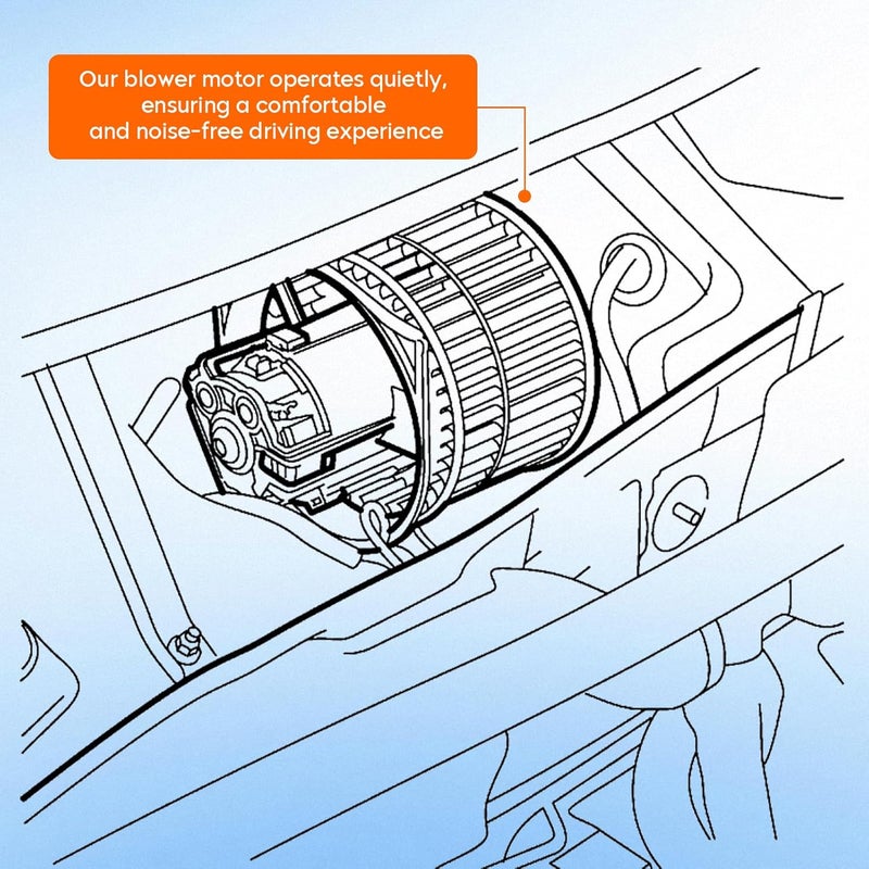 PetMigo HVAC Blower Motor with Fan Cage - Replacement for Jeep Cherokee and Wrangler (1997-2001) - Image 5