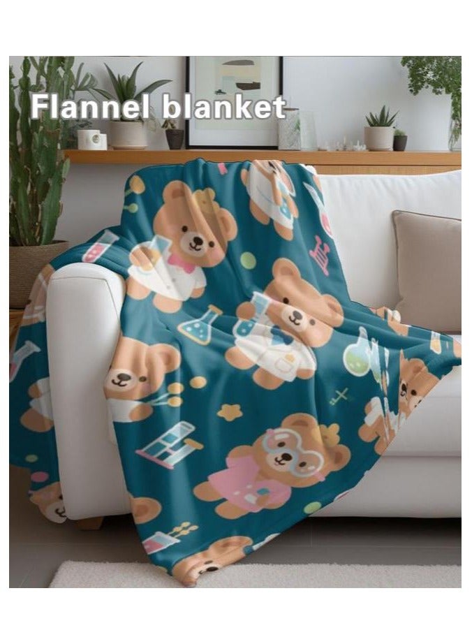 general Children's or student cartoon flannel thin blanket (warm and comfortable, suitable for sleep, games) 100cm*150cm - Image 5