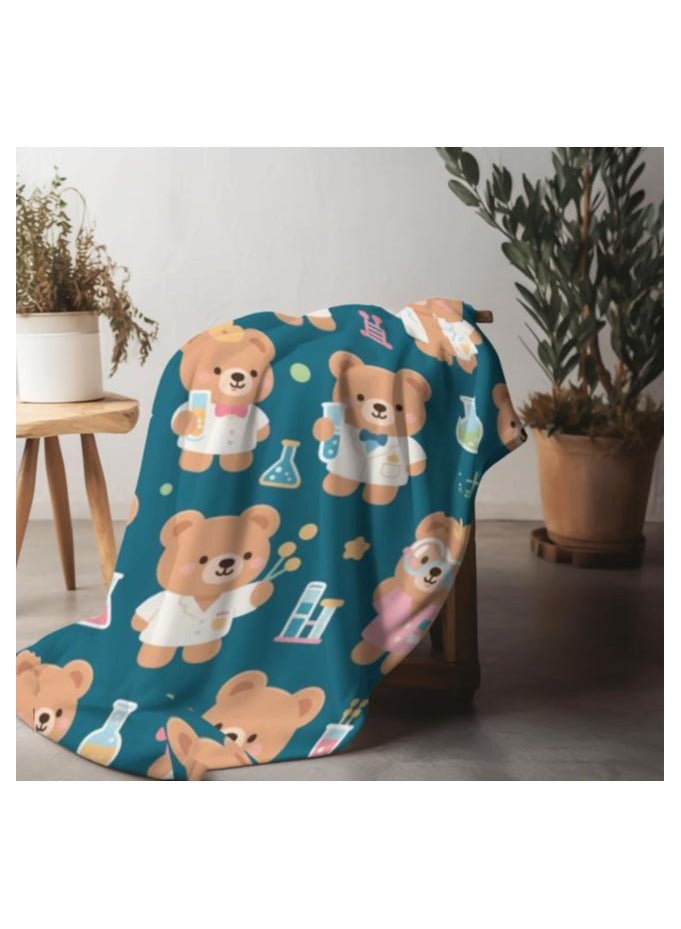 general Children's or student cartoon flannel thin blanket (warm and comfortable, suitable for sleep, games) 100cm*150cm - Image 4