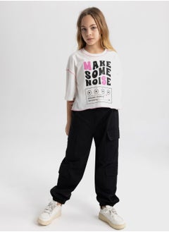 DeFacto Girl Parachute Cotton Cargo Pants  - Image 4