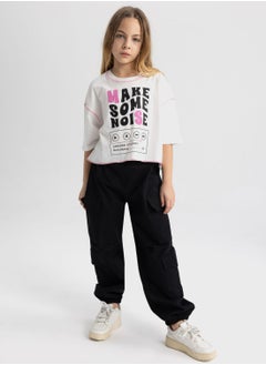 DeFacto Girl Parachute Cotton Cargo Pants  - Image 3