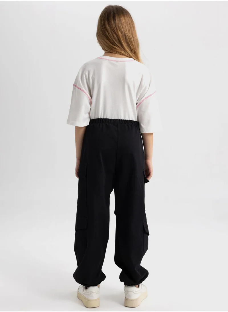 DeFacto Girl Parachute Cotton Cargo Pants