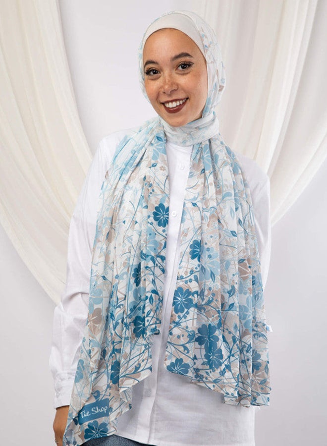 Tie Shop - Sunny Shades Scarf - AntiqueWhite For Women