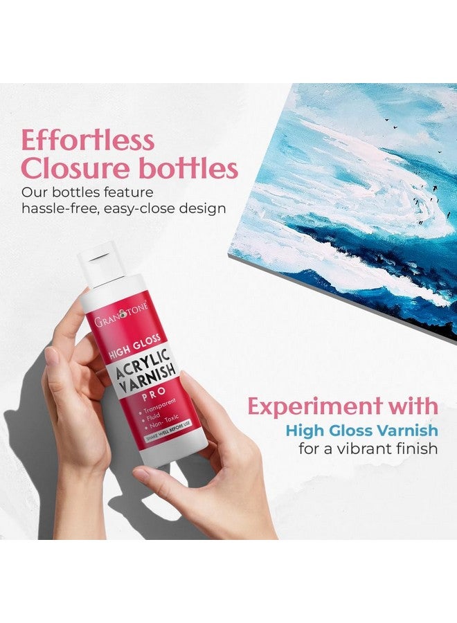 Granotone ورنيش فنان أكريليك غير مصفر وغير سام (100 مل لمعان عالي) - Image 5