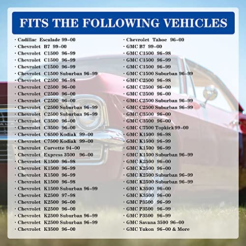 AdvanEX 25008219 Mass Air Flow Sensor Compatible with 99-00 Cadillac Escalade/94-00 Corvette/96-99 Chevrolet C1500/96-00 Tahoe/96-99 GMC C1500/96-00 Yukon/93-02 Pontiac Firebird Replace 25008307 - Image 5