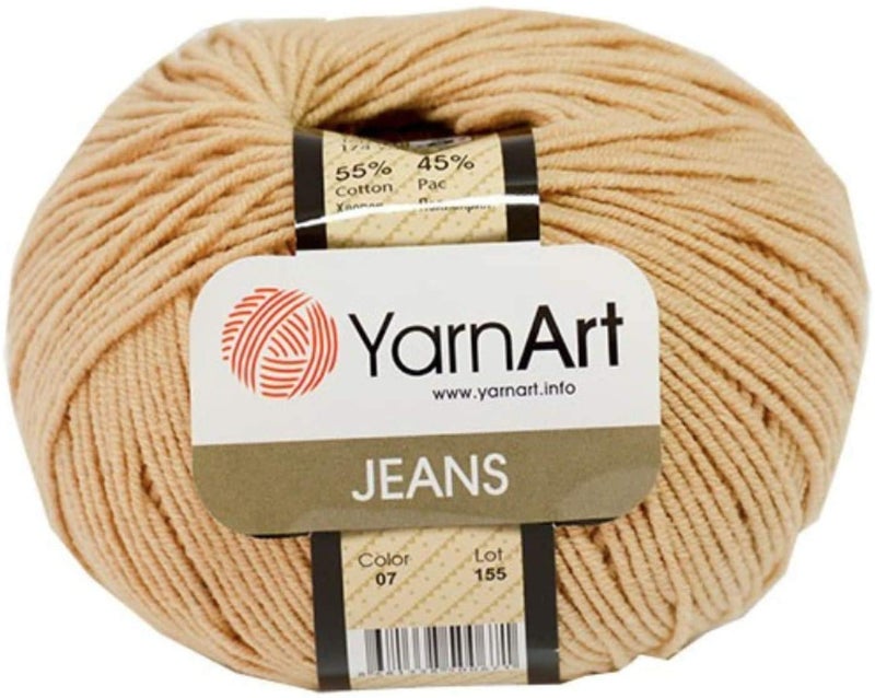 YarnArt 55 Cotton 45 Acrylic YarnArt Jeans Sport Yarn 1 SkeinBall 50 gr 174 yds 7