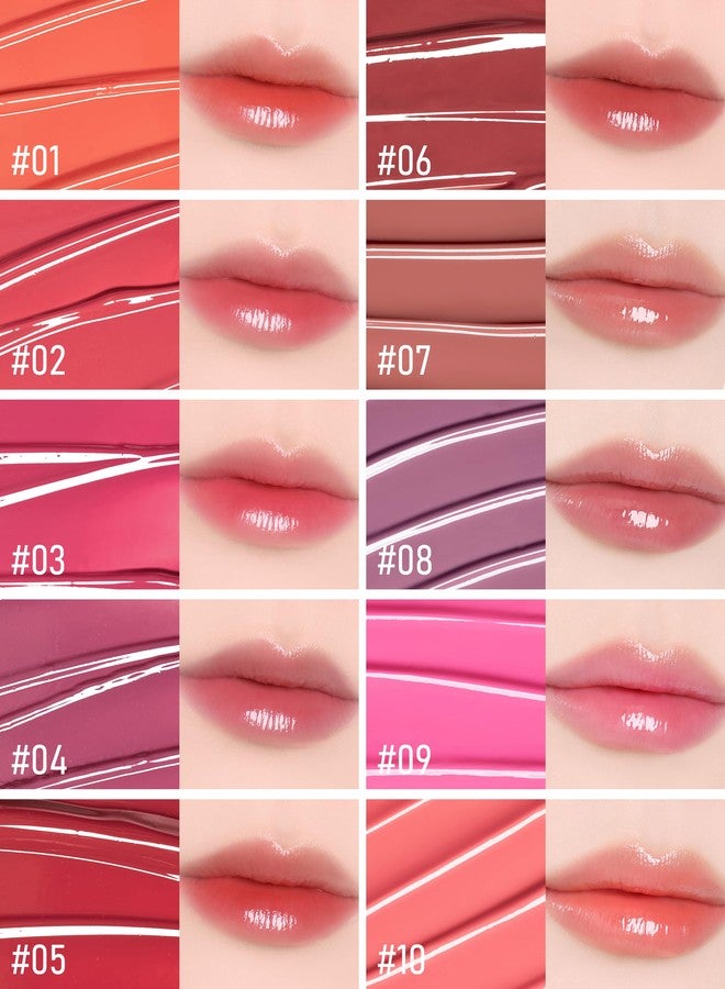 THESAEM Saemmy's Ade Shot Tint - Korean Lip Tint, Water Gel Lip Stain with Plump Glowy Moisturizing Finish, Buildable Radiant Gloss, Long-Lasting Comfort, 0.1 fl.oz. (07 Orange Ceylon) - Image 4