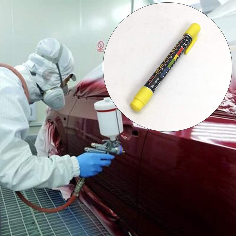 Pen-Type Car Paint Thickness Guage, Crash Check Car Coating Film Paint Thickness Meter Magnetic Tip Damage Detector, Verifying The Car Thickness of Paint(Size:1pc) - Image 3