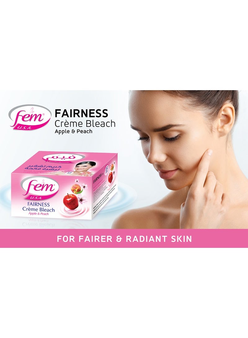 fem U.S.A Fairness Apple And Peach Cream Bleach 50g - Image 4