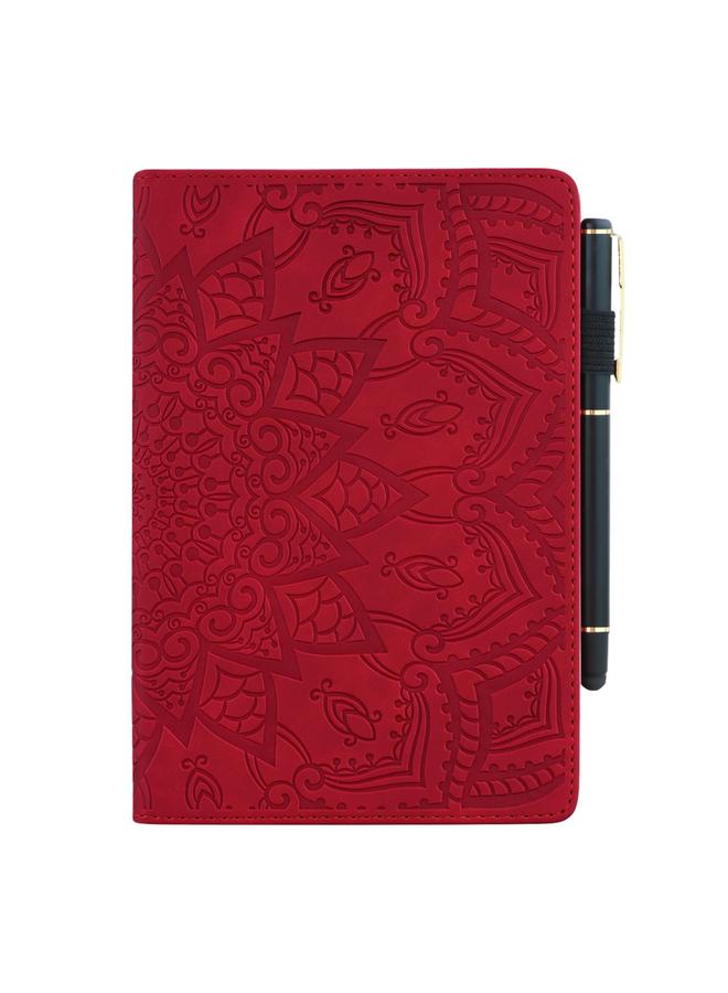 Zaboon Case For iPad Pro 9.7 inch Calf Pattern Double Folding Design Embossed Leather Case with Holder & Card Slots & Pen Slot & Elastic Band - Image 2
