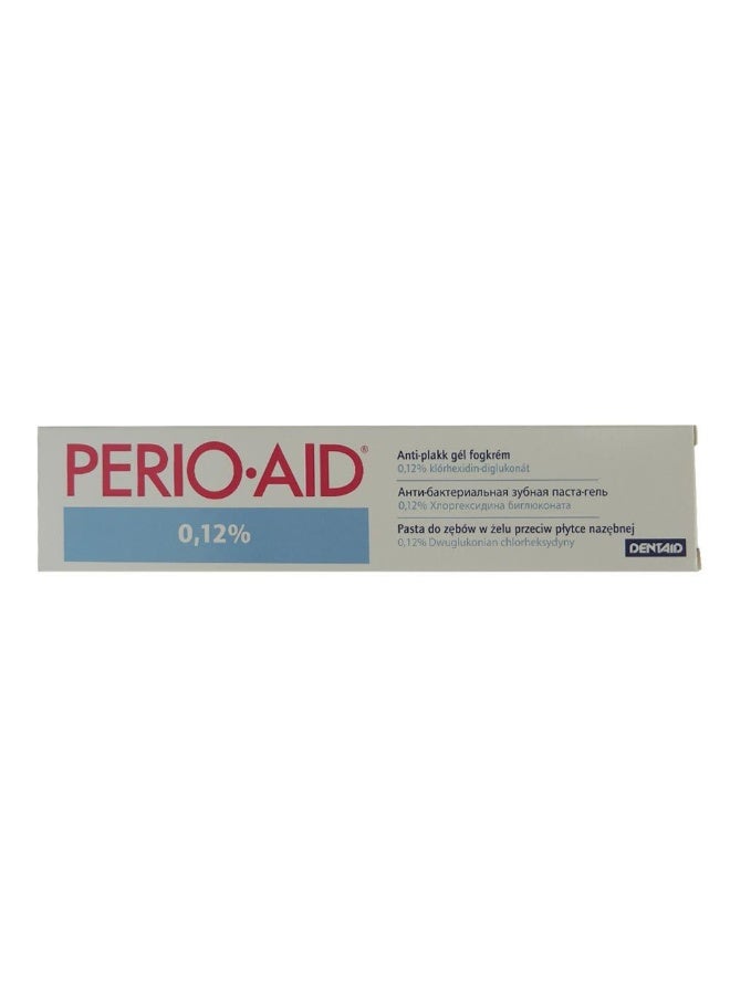 PerioAid Perio Aid 0.12% Anti Plaque Gel Toothpaste 75 ML - Image 1
