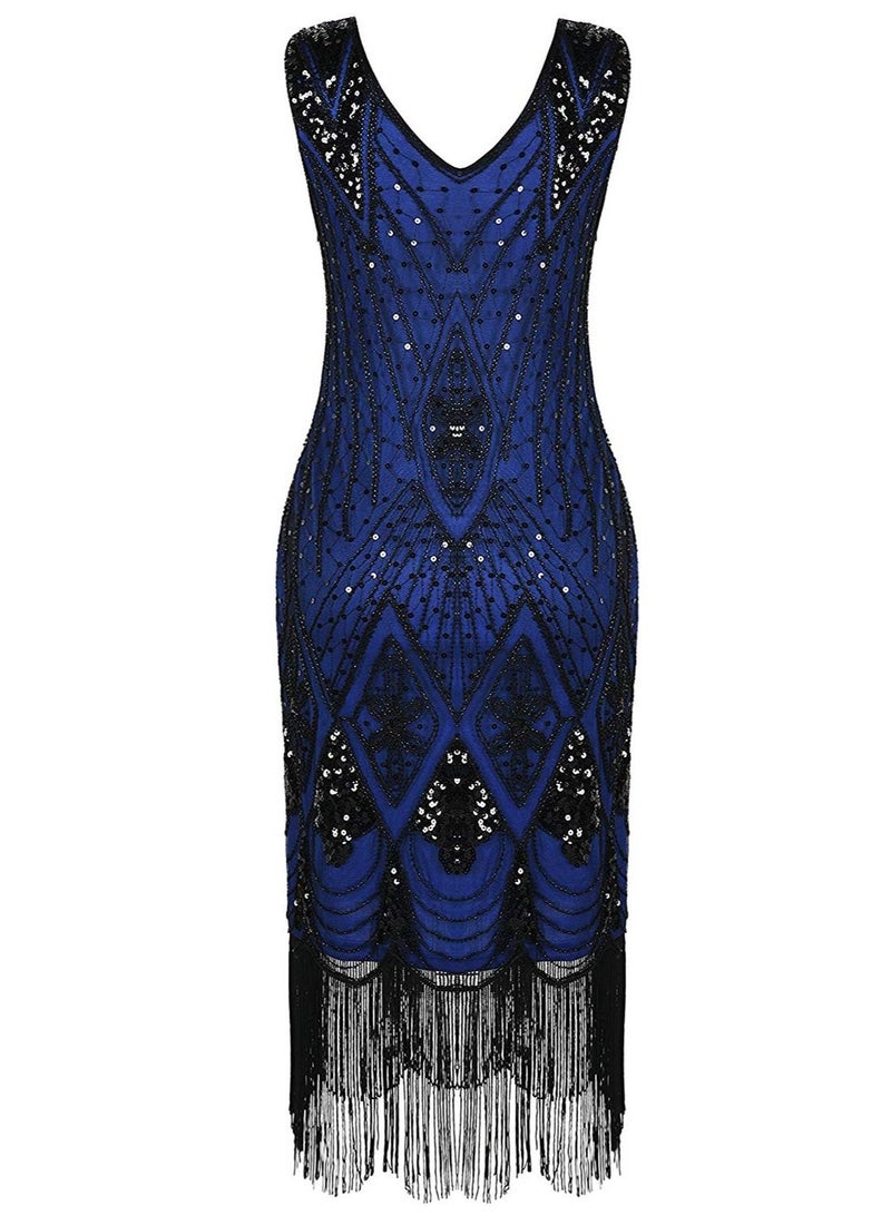 Loquat Vintage Plus-size Party Dress Multicolour 