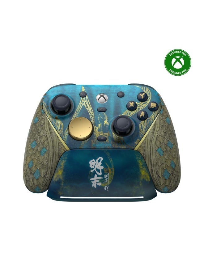 جيم سير وحدة تحكم الألعاب اللاسلكية GameSir G7 Pro لأجهزة Xbox Series X|S و Xbox One والكمبيوتر الشخصي وأجهزة Android، مزودة بمقبس صوت 3.5 ملم، ومحفزات تناظرية بتقنية تأثير هول، وعصي تحكم TMR، ومعدل استجابة 1000 هرتز. 【Wuchan: Fallen Feathers Edition】 - Image 1