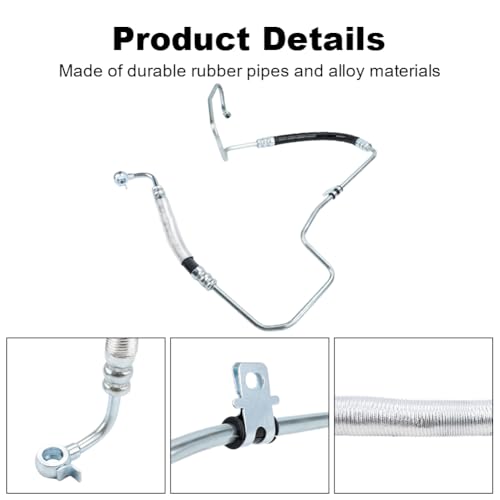 WMPHE Power Steering Pressure Hose Compatible with Lexus RX300 30L V6 1999 2000 2001 2002 2003 Replacement for 3402549 4441048030 - Image 3