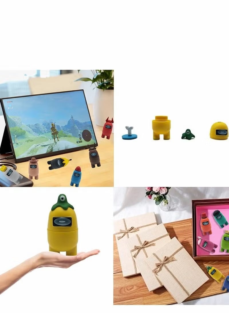 تماثيل لعبة Among Us مجموعة 12 قطعة لعشاق الألعاب شخصيات مصغرة تماثيل عمل زينة مكتبية هدايا للأطفال - Image 3