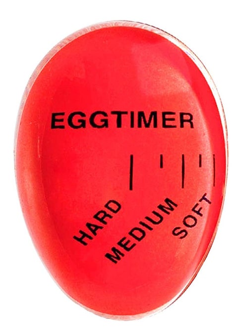 Hard Boiled Egg Timer for Boiling Eggs Color Changing Egg Timers, Red