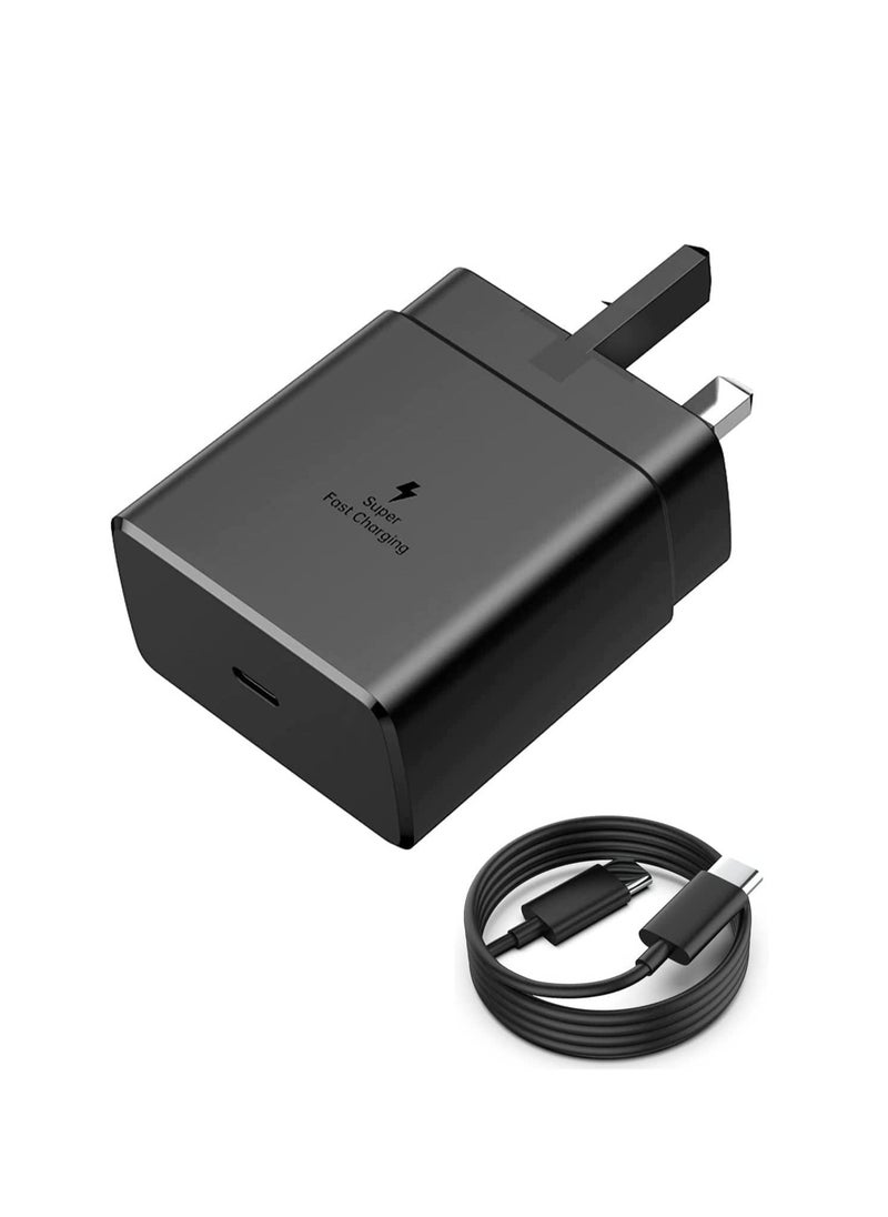 Beauenty - 45W USB C Super Fast Charger USB C Plug for Samsung Galaxy S24/S24 Ultra/S23+/S23 Ultra/S23+/S22/S21 Ultra/S21+/S21/S20/Note20/Note10/S10/A55/A35/A34/A16/A15/A25,Galaxy Tab S8+/S9/S10 Ultra, Super F - Image 1