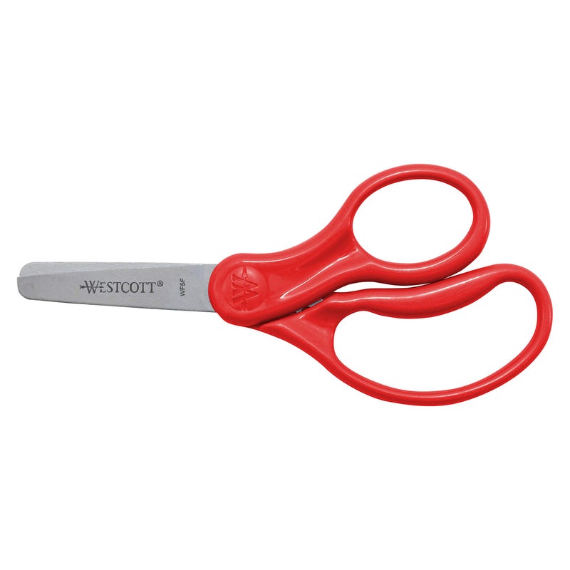 Westcott 16454 Right- and Left-Handed Scissors, Kids' Scissors, Back to School, Classroom Supplies, Ages 4-8, 5-Inch Blunt Tip, Assorted, 6 Pack - Image 4