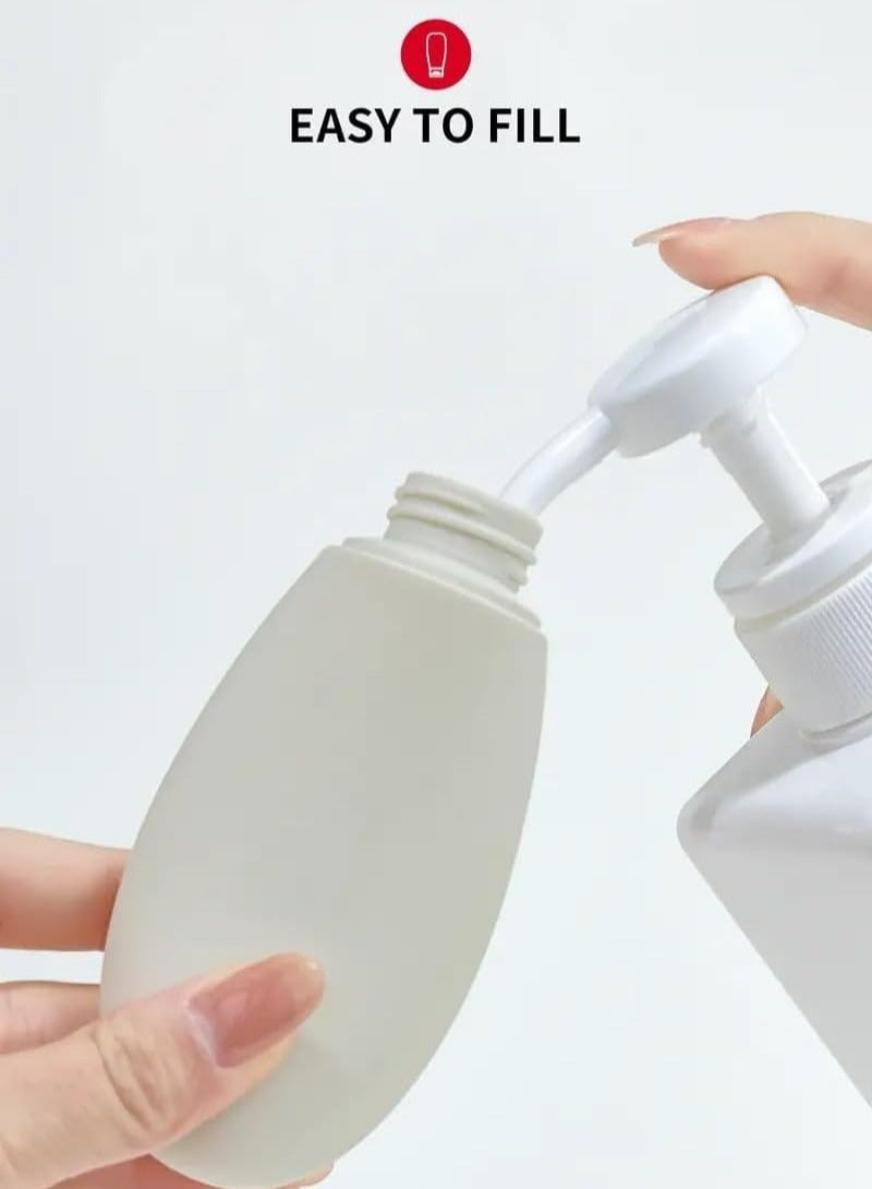 Oasisgalore 3-Piece 60ml Travel Bottle Set with Zip Pouch - Refillable, Squeezable, Leak-Proof - Image 5