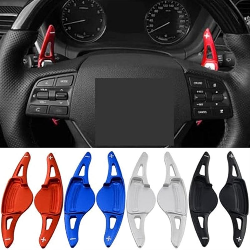 Yurefax Red Paddle Shifter Extensions for Hyundai Genesis - Image 4