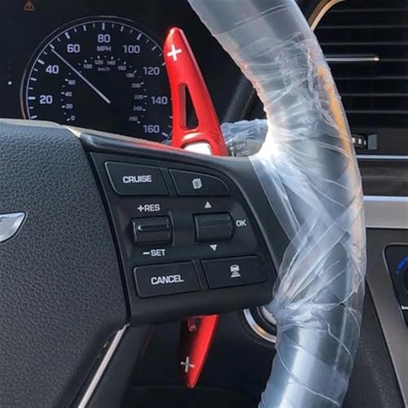 Yurefax Red Paddle Shifter Extensions for Hyundai Genesis - Image 5