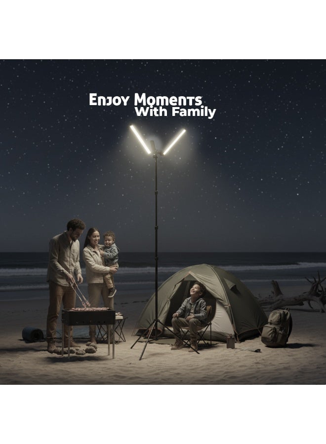 توبيز VIP 15 PRO Camping Light الأفضل للحفلات الخارجية والنزهات والشواء في الصحراء، مصباح Sanara متعدد الوظائف - Image 2