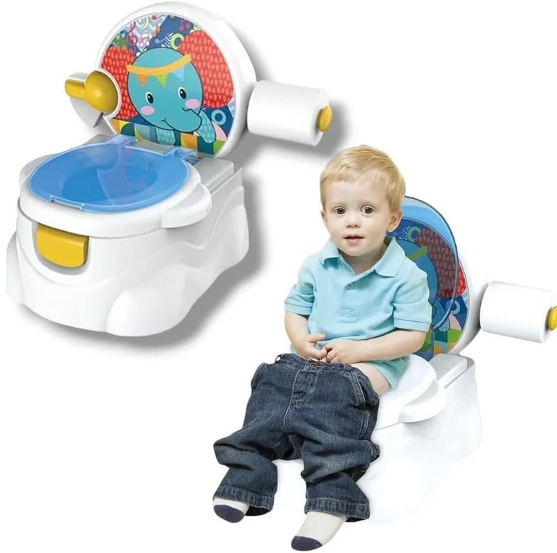 Chicco 3-in-1 Baby Potty Trainer Seat with Sounds, Music, and Removable Bowl - Image 1