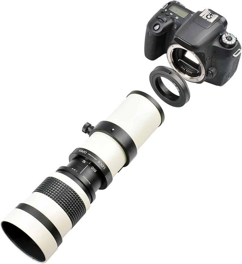 عدسة تيليفوتو يدوية معدنية كاملة 420-800 ملم لتصوير الحياة البرية - Image 4