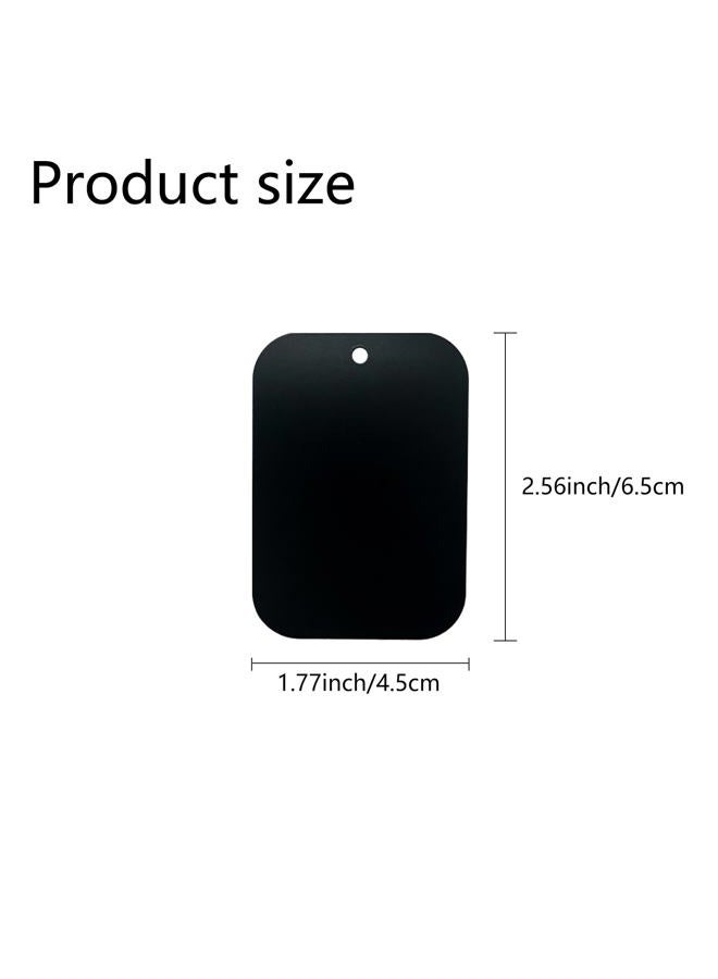 GDMINLO Mount Metal Plate（4Pack） for Magnetic Car Mount Phone Holder with Full Adhesive for Phone Magnet, Magnetic Mount, Car Mount Magnet（2 Rectangle and 2 Round） - Image 2