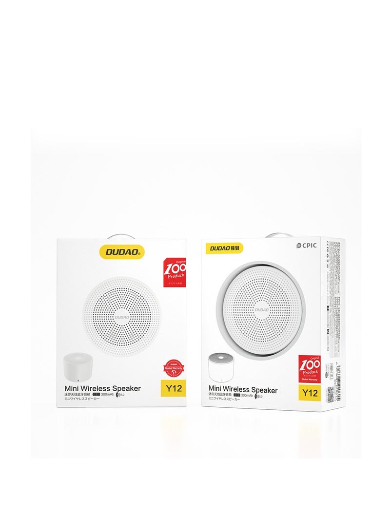 DUDAO INET Super Mini Bluetooth Speaker 5.0 Waterproof speaker Mini subwoofer home wireless speaker Outdoor portable high sound quality wireless Bluetooth-Y12  - Image 4