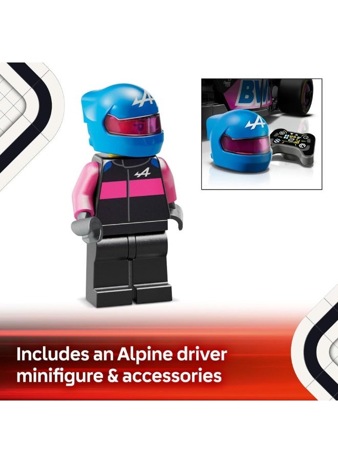 LEGO LEGO BWT Alpine F1 Team A524 Race Car Building Toy Set 77248  - Image 5