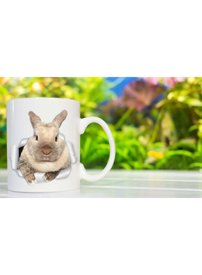 Winston Bear Rascally Rabbit Mug - Funny Bunny Coffee Mug - Perfect Bunny Gifts - Cute Rabbit Tea Cup (11oz) - Image 5