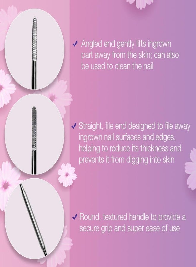 Flowery Flowery Pro Nail Lifter & File, High-Quality 2-in-1 Nail Tool - Image 4