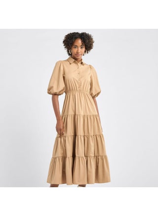 Tiered Poplin Dress - pzsku/ZA22A18CA324F59C2A9B8Z/45/_/1728454959/29e38bba-5ac4-440c-845a-a4d84774e605